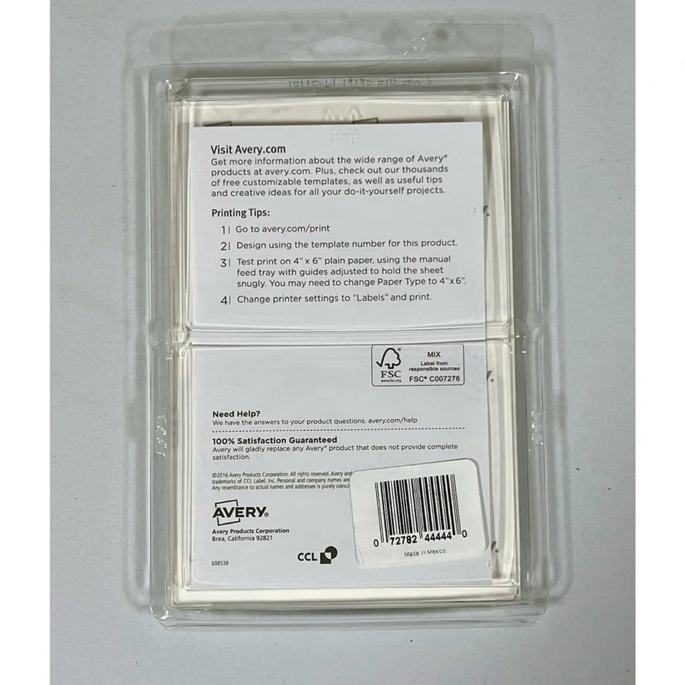 Avery White Multi-Use Sticker Labels NWT 📂✨ #nwt #office #sticker #stickers